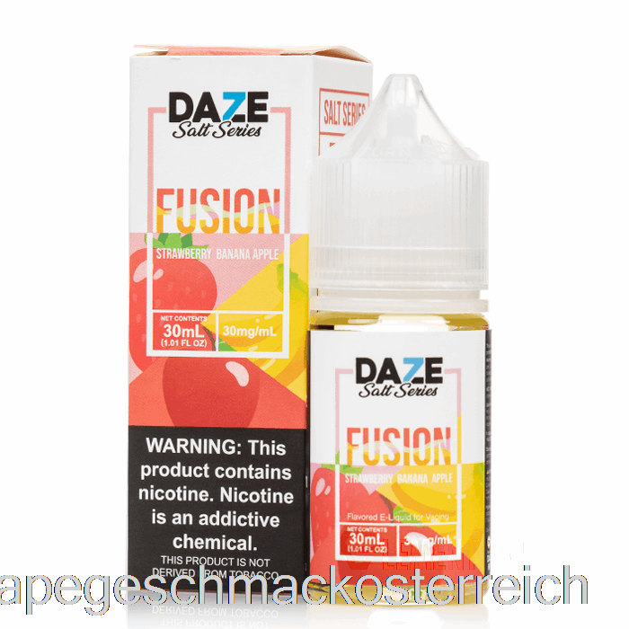 Erdbeer-Bananen-Apfel – 7 Daze-Salze – 30 Ml, 30 Mg Vape-Geschmack